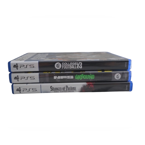 PS5 Game Bundle - College Football 25, NFS Unbound, Stranger of Paradise - Picture 1 of 10